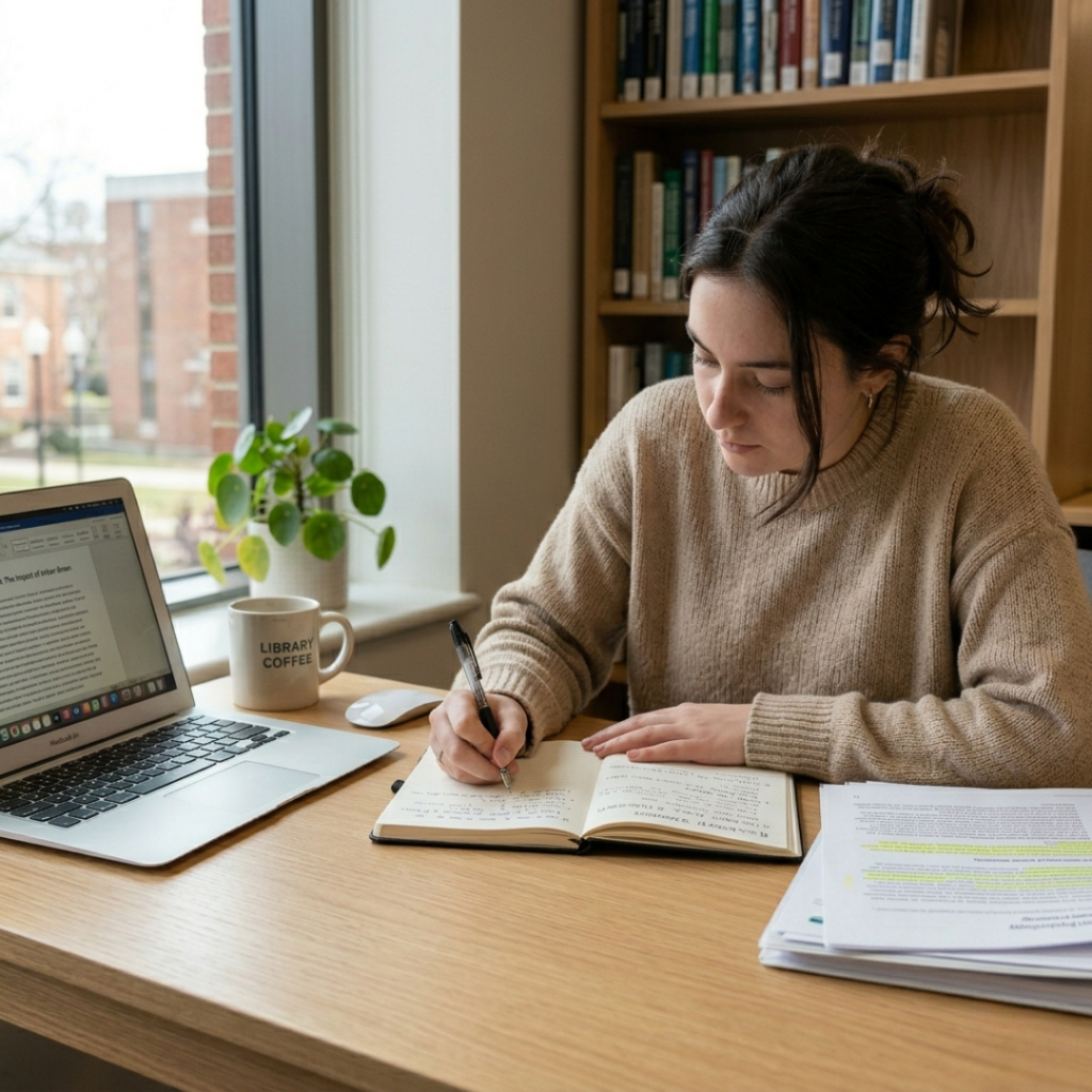 what is synopsis in research concept with student writing