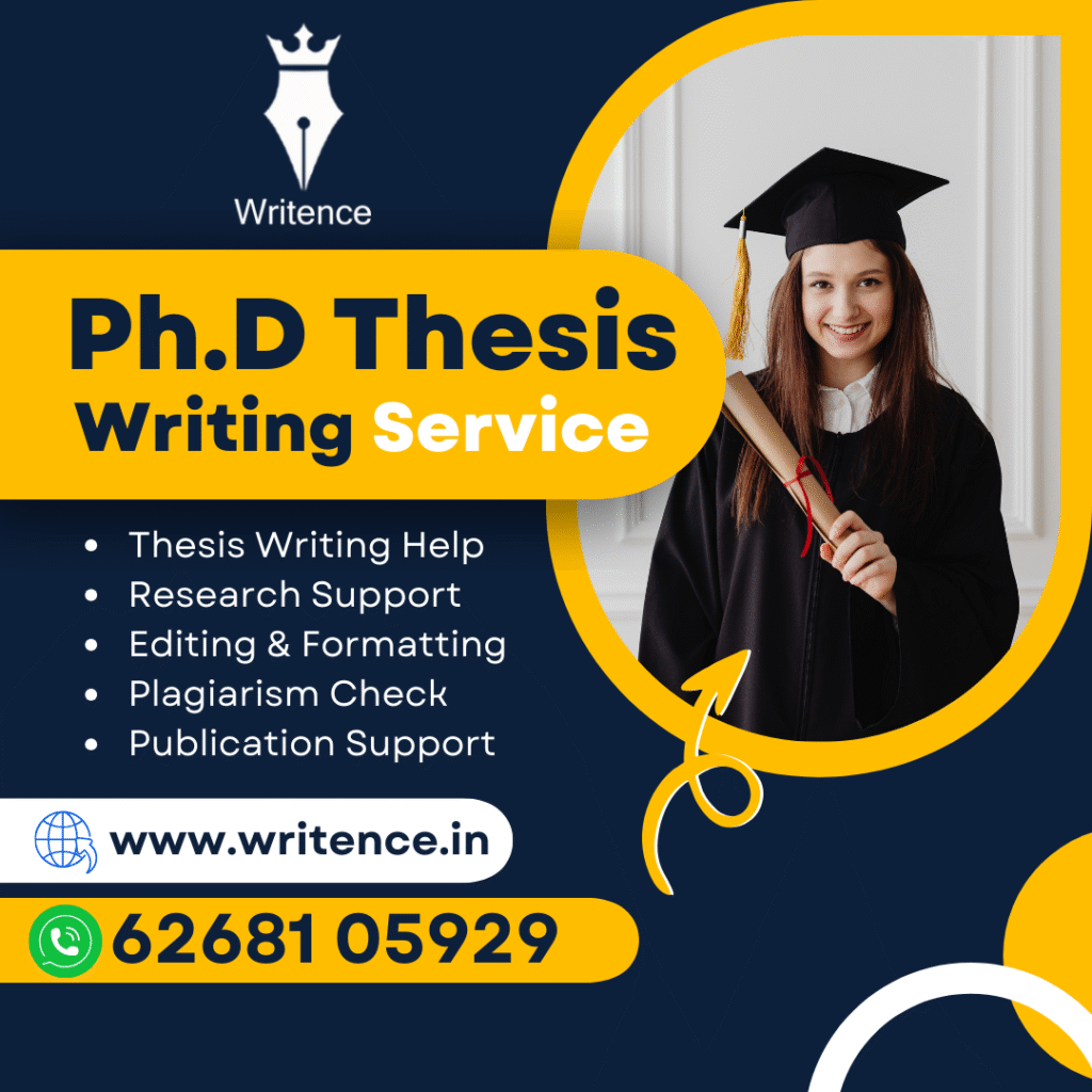 expert writers offering PhD thesis writing service with plagiarism free content