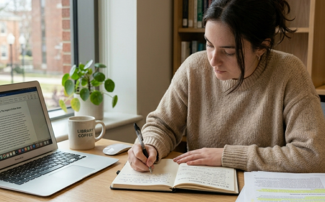 what is synopsis in research concept with student writing