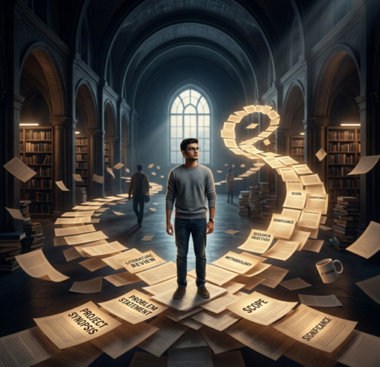 How to Make a Project Synopsis concept with structured research path