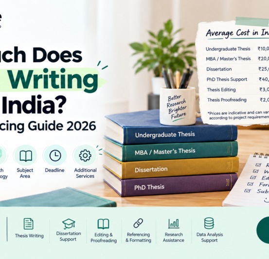Thesis writing cost in India 2026 pricing guide Thesis writing cost in India 2026 pricing guide with academic support services